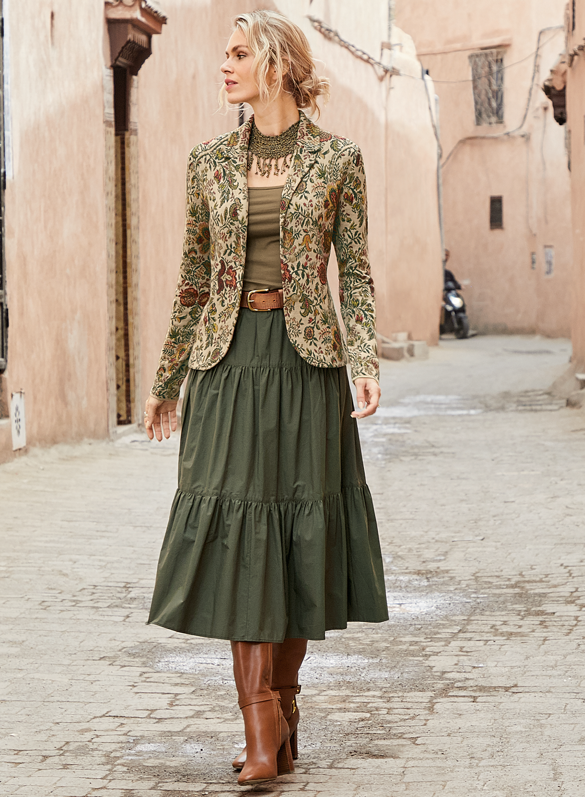 Tiered Skirt