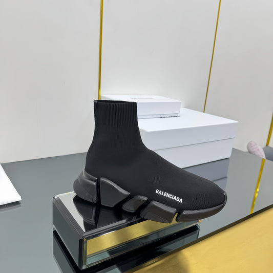 Balenciaga Speed Sneakers Black Polyester Elastane 832615
