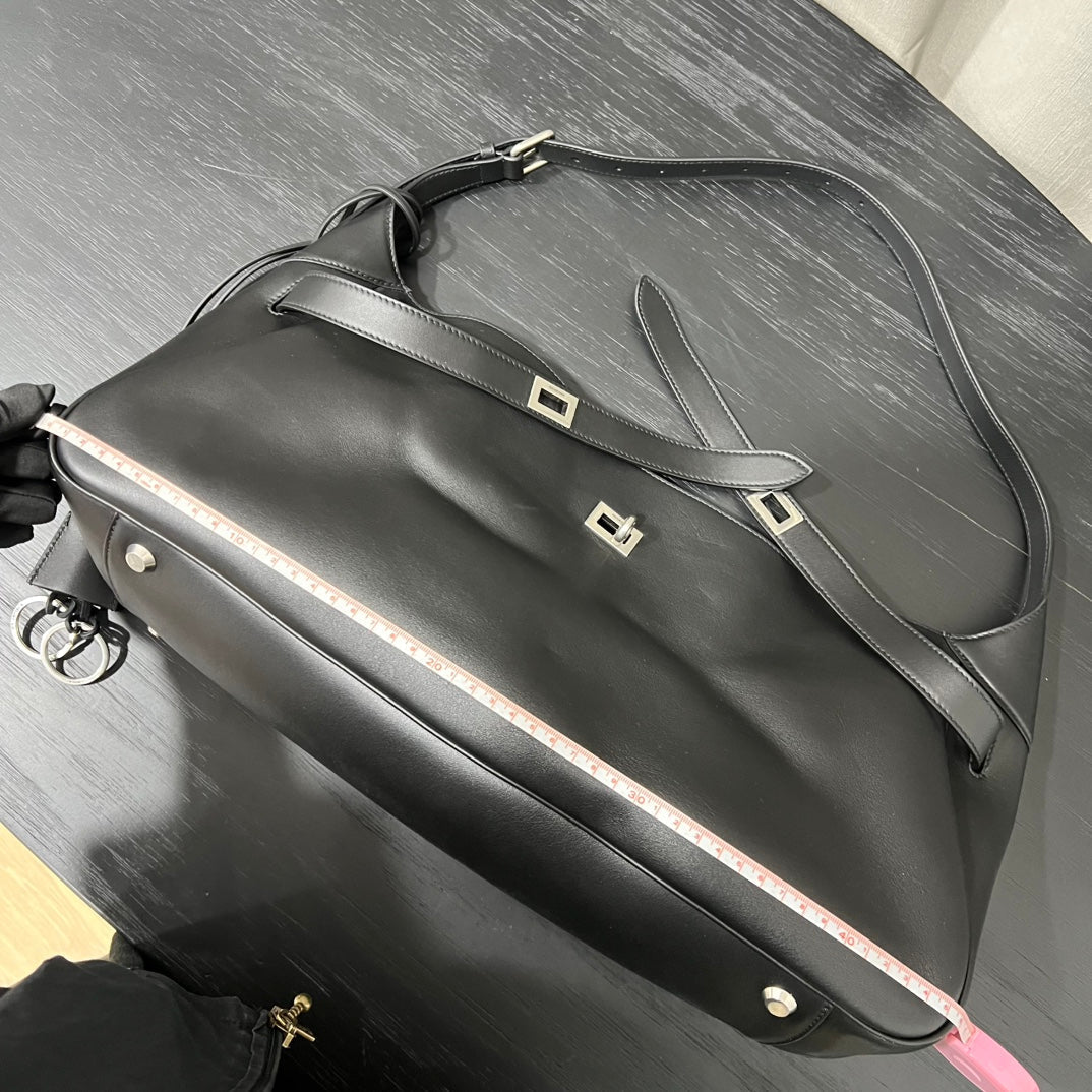 Balenciaga Bel Air Shoulder Bag Black Smooth Calfskin