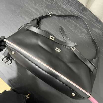 Balenciaga Bel Air Shoulder Bag Black Smooth Calfskin