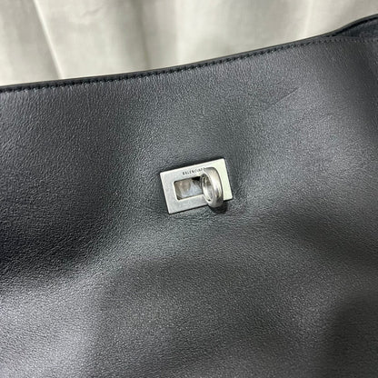 Balenciaga Bel Air Shoulder Bag Black Smooth Calfskin