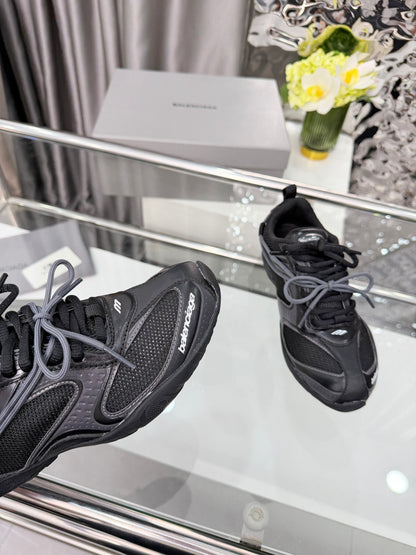 Balenciaga Monday Sneakers Black Mesh TPU 714950