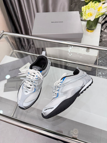 Balenciaga Monday Sneakers White Sliver Mesh TPU 714947