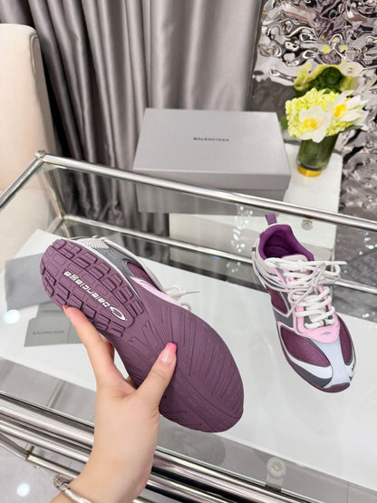 Balenciaga Monday Sneakers Grey Purple Mesh TPU 714946