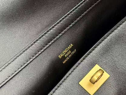 Balenciaga Small Rodeo Bag 29 Black Calfskin Gold Hardware