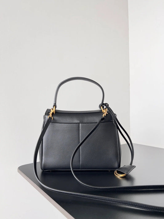 Balenciaga 2026 Rodeo Bag 22 Black Calfskin Gold Hardware 351339