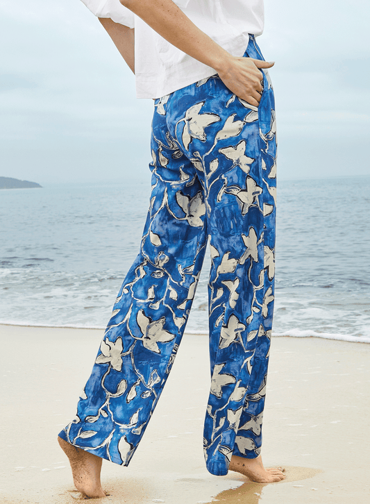 Cote Dazur Wide-Leg Pants